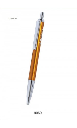sp metal ball pen with colour yellow white